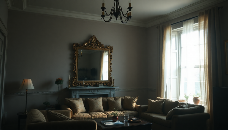 Salon lumineux et chaleureux transformé par une astuce d'éclairage