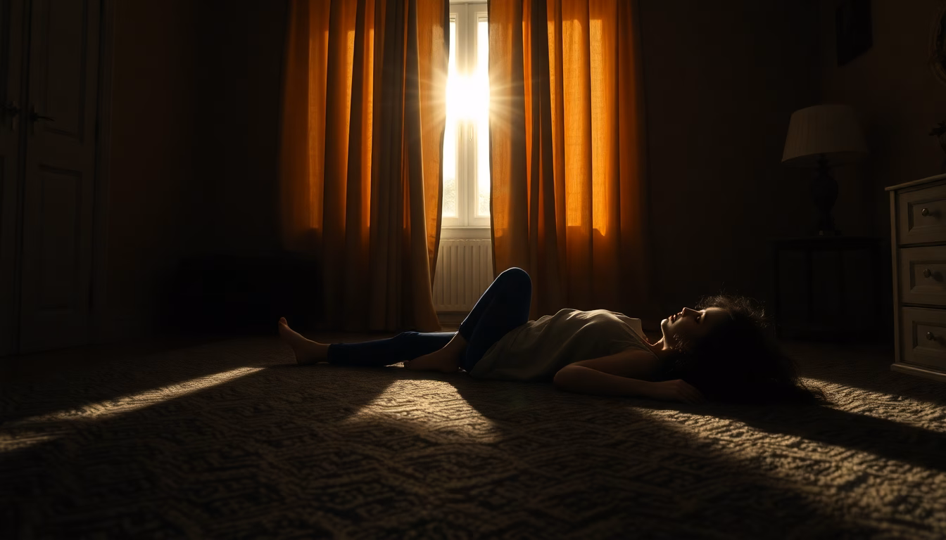 Une personne assise près d'une fenêtre ouverte, cherchant à se rafraîchir avec un ventilateur