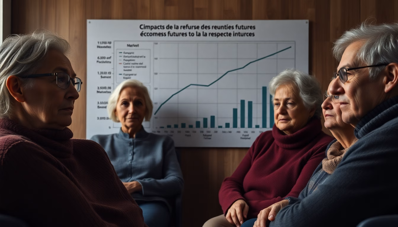 Personne âgée réfléchissant à son avenir de retraite
