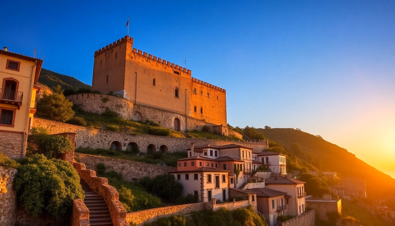 château de Mussomeli dominant la ville sicilienne