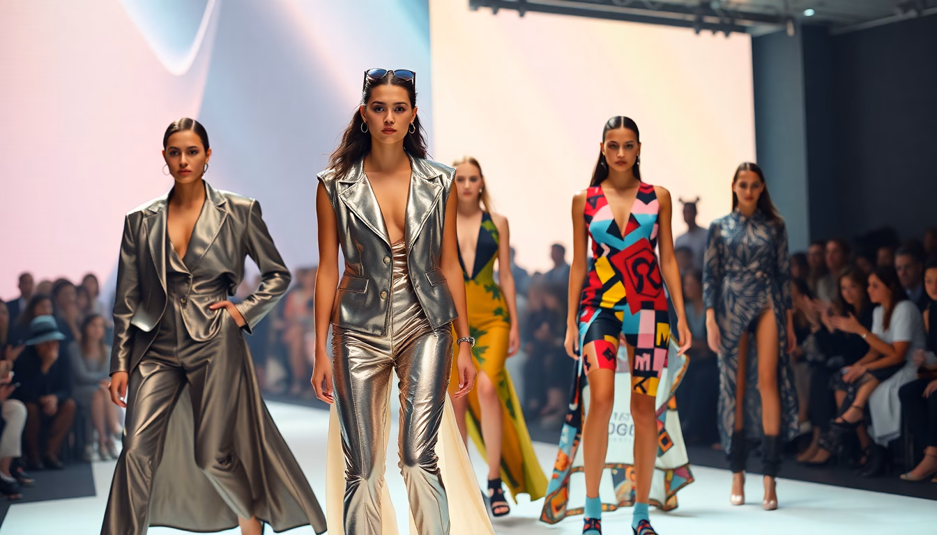 Mannequin portant une tenue tendance 2025