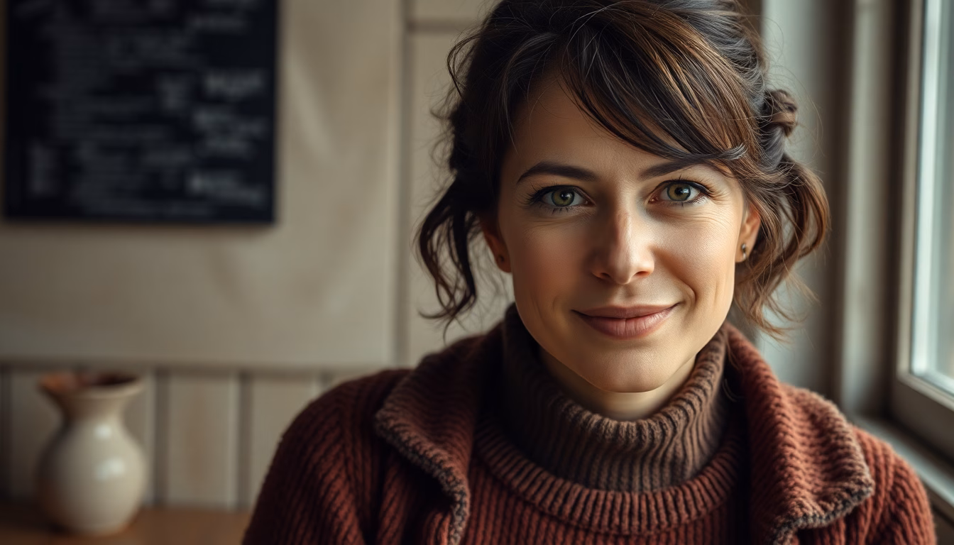 femme souriante pratiquant le yoga au lever du soleil