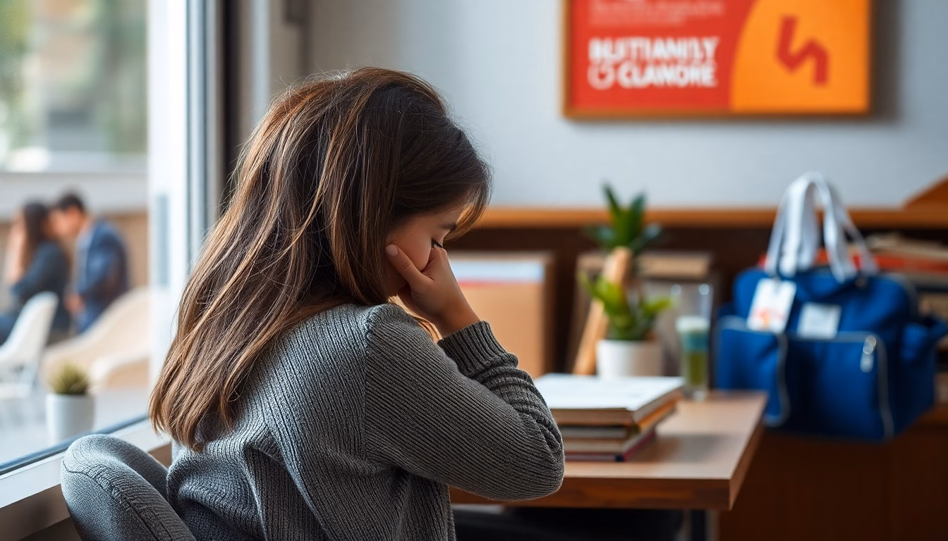 Personne méditant au bord d'un lac calme