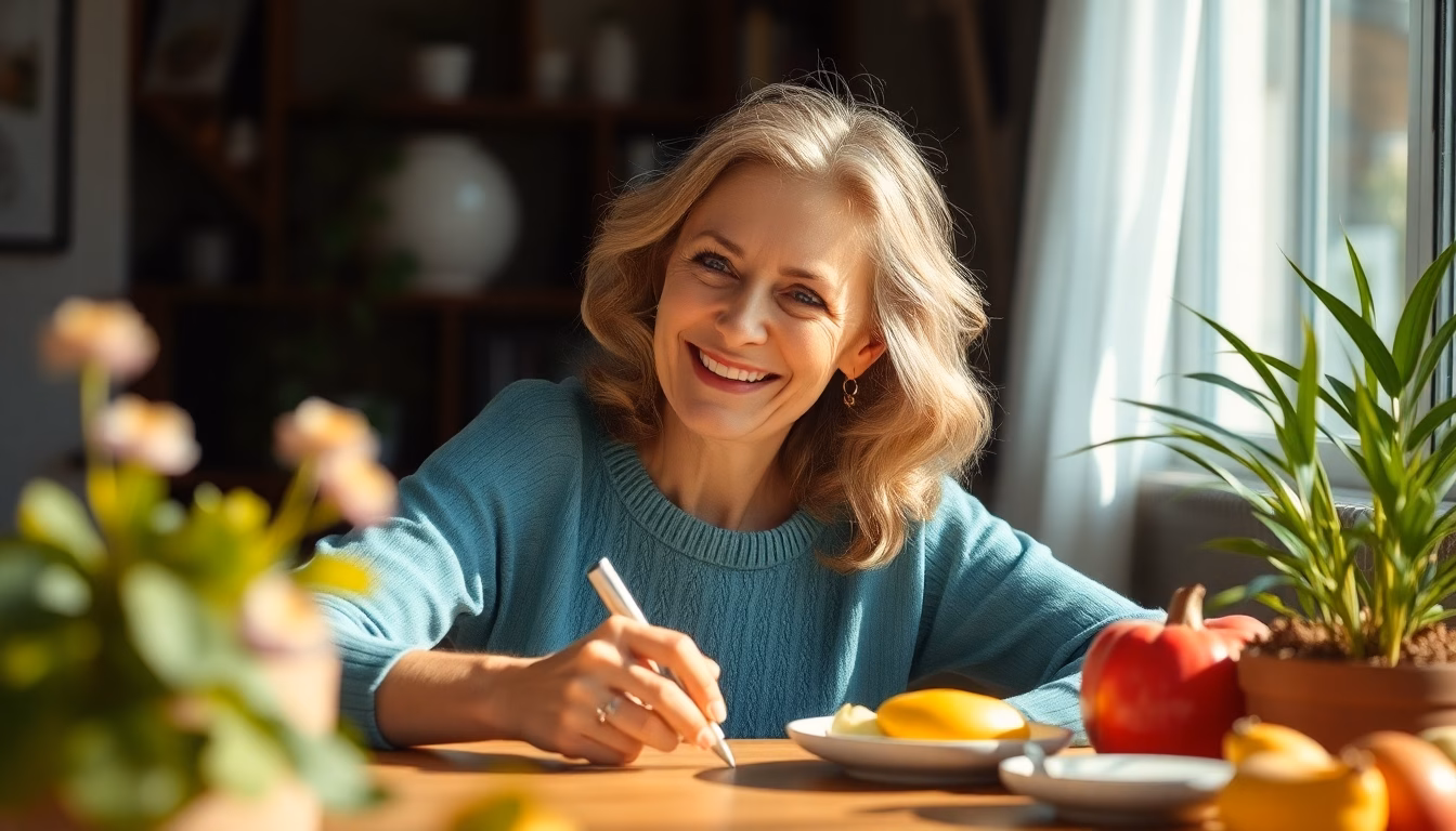 Christine Bravo souriante profitant du soleil