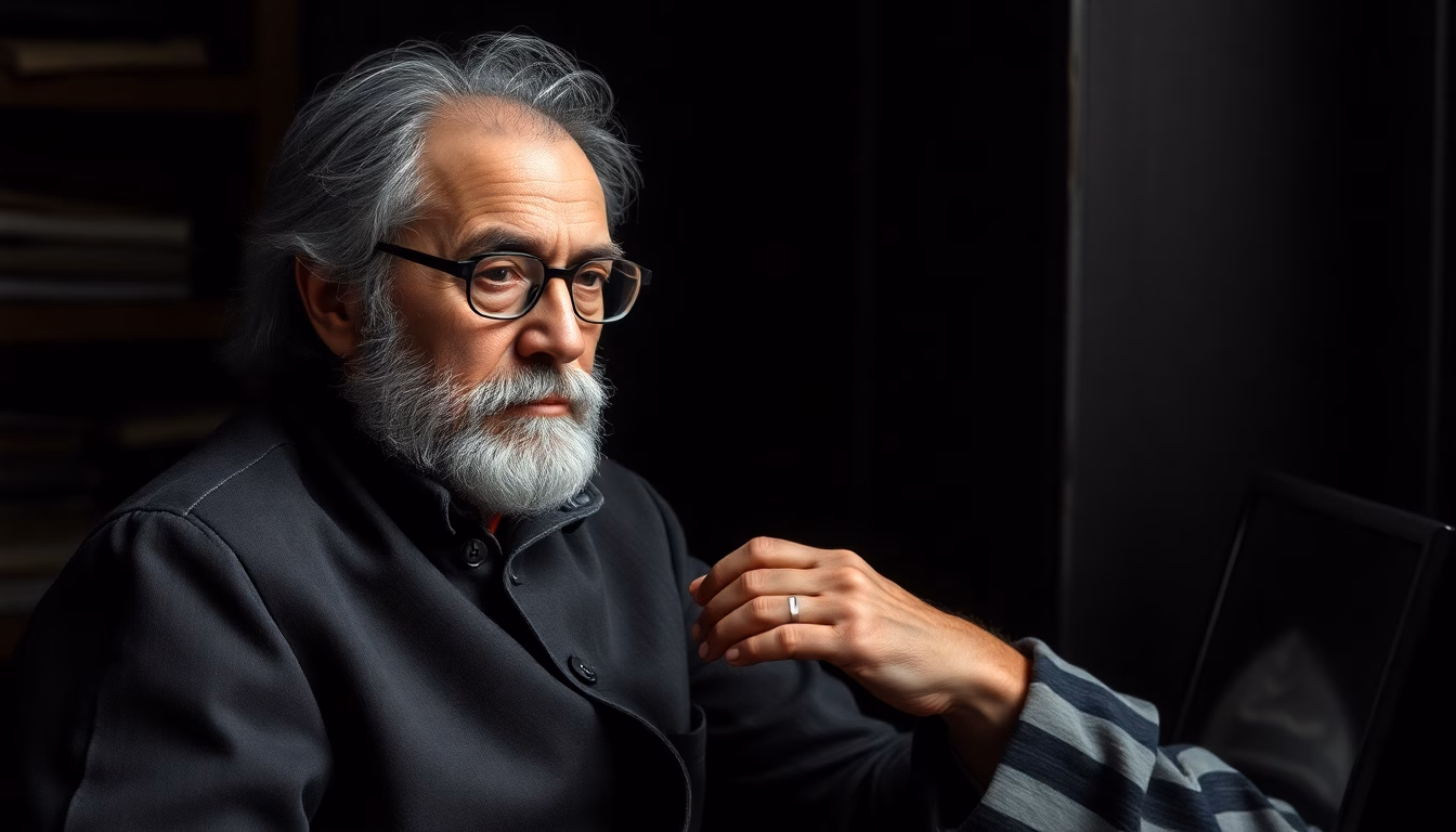 Portrait artistique d'Alain Chamfort