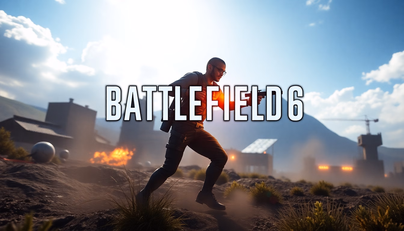 Logo de Battlefield 6 avec des éléments de Battle Royale