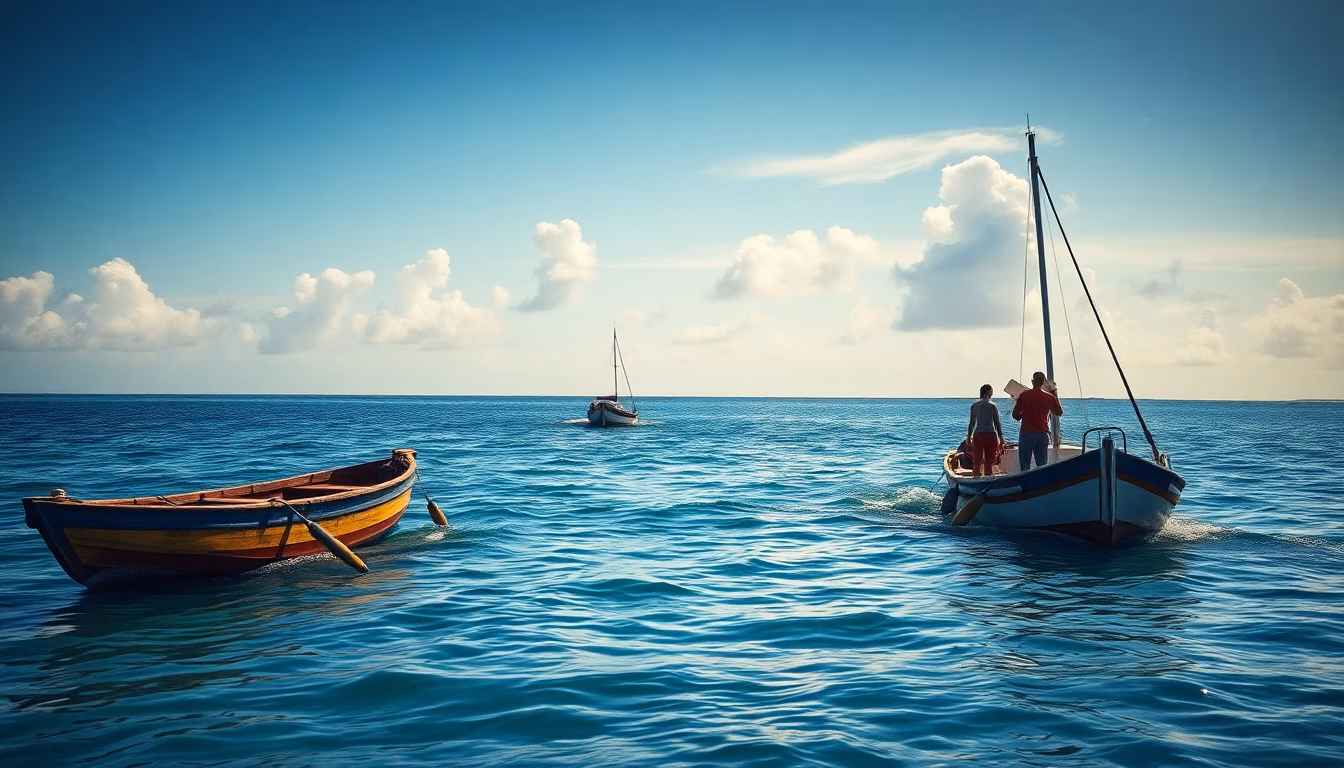 Paysage de la Jamaïque touché par un ouragan