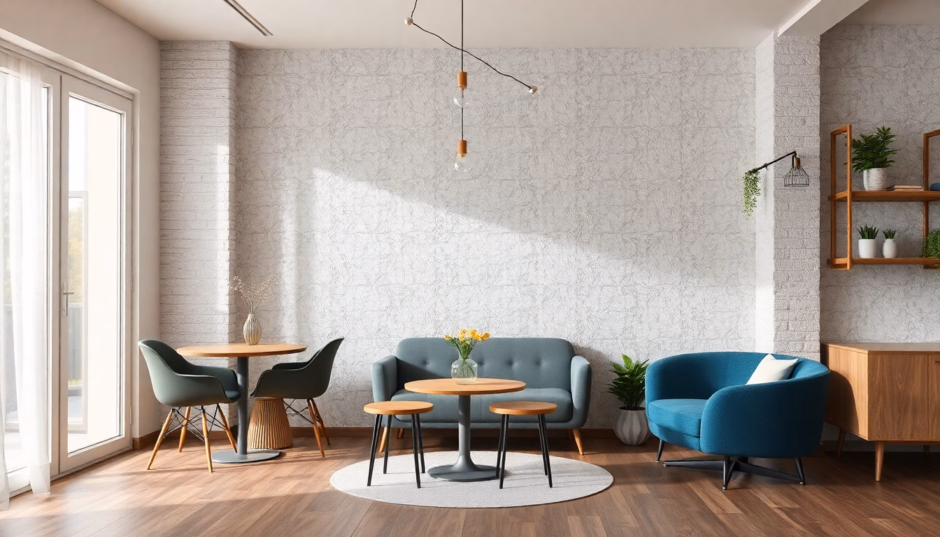 salon moderne mur couleur audacieuse