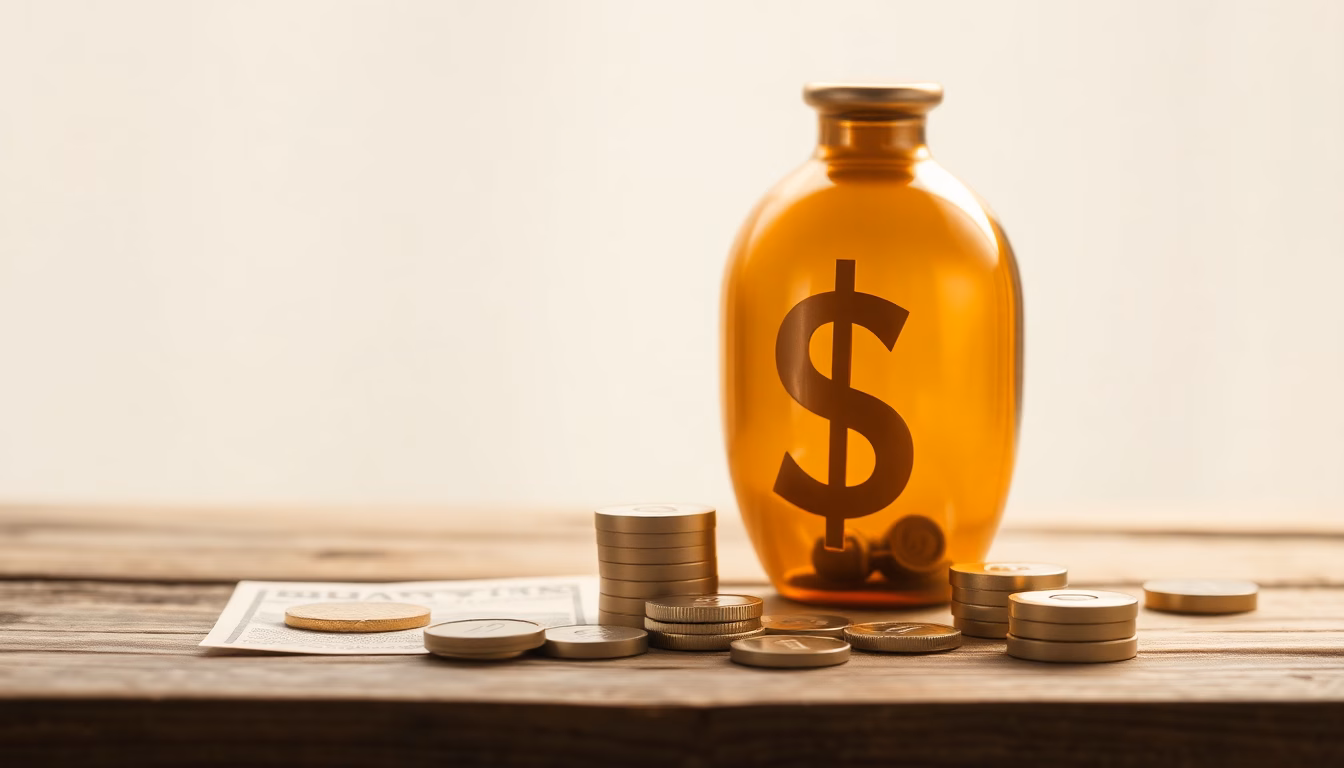 Maison avec symbole euro et loupe pour l'IFI