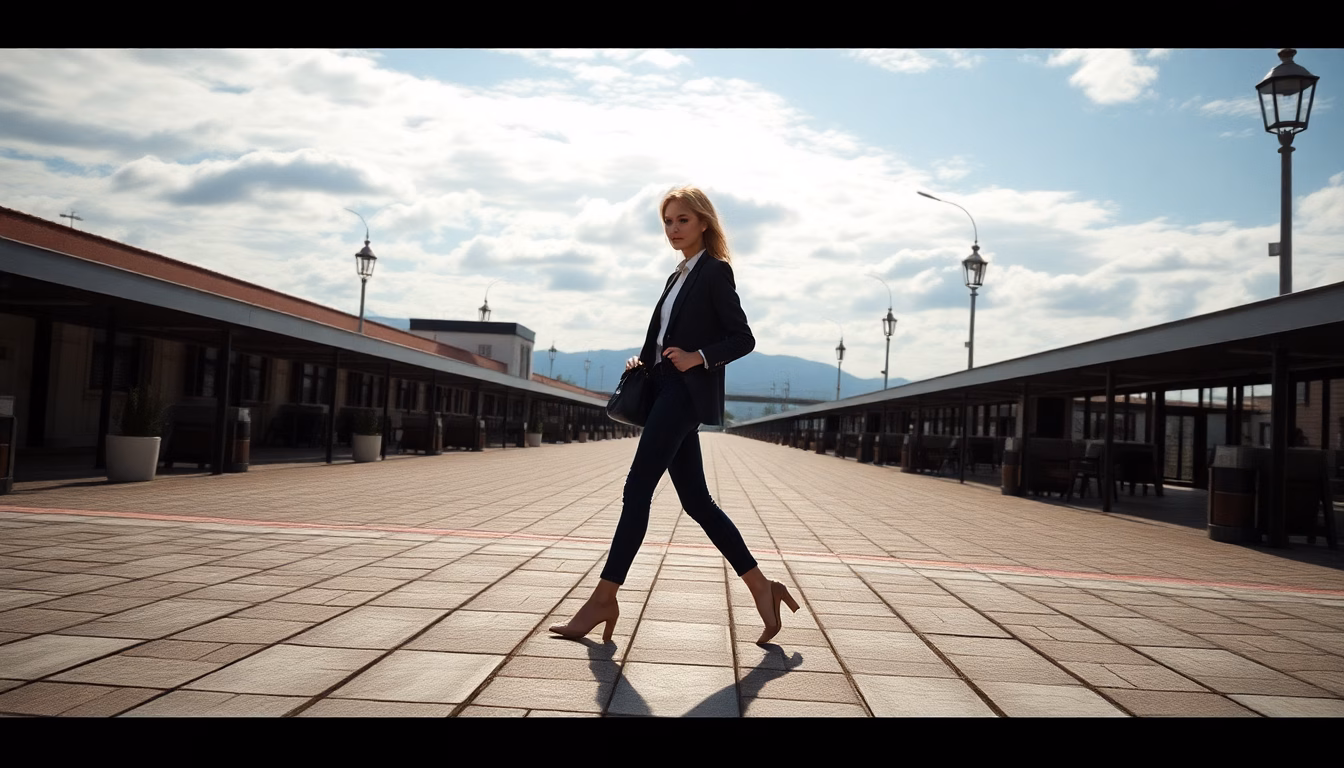 Charlotte Cardin tenue élégante