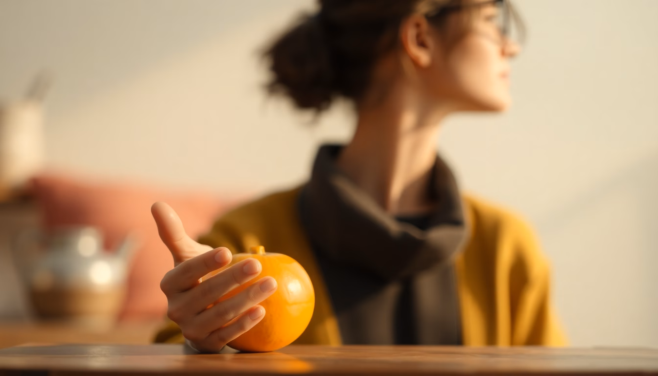 Femme méditant au coucher du soleil