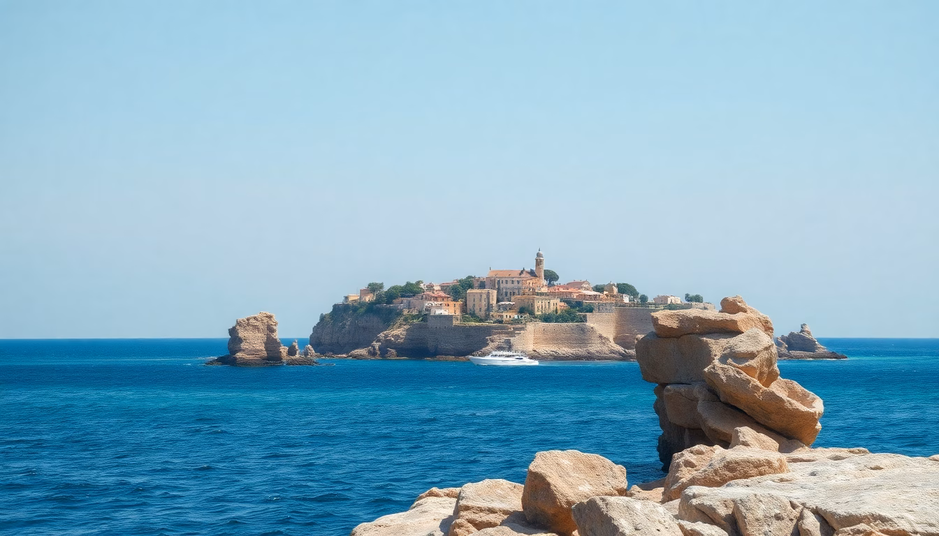 Crique méditerranéenne aux eaux turquoise