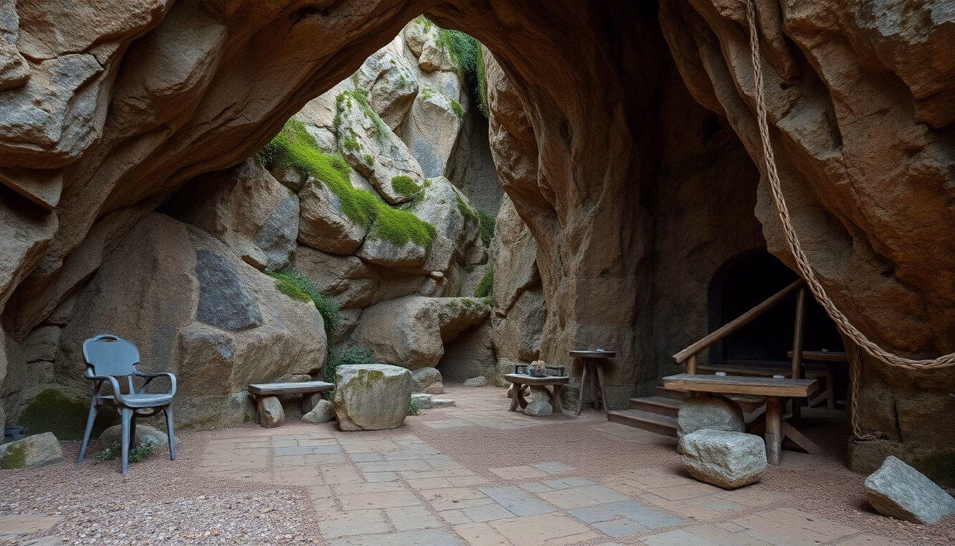 sanctuaire ancien forêt luxuriante