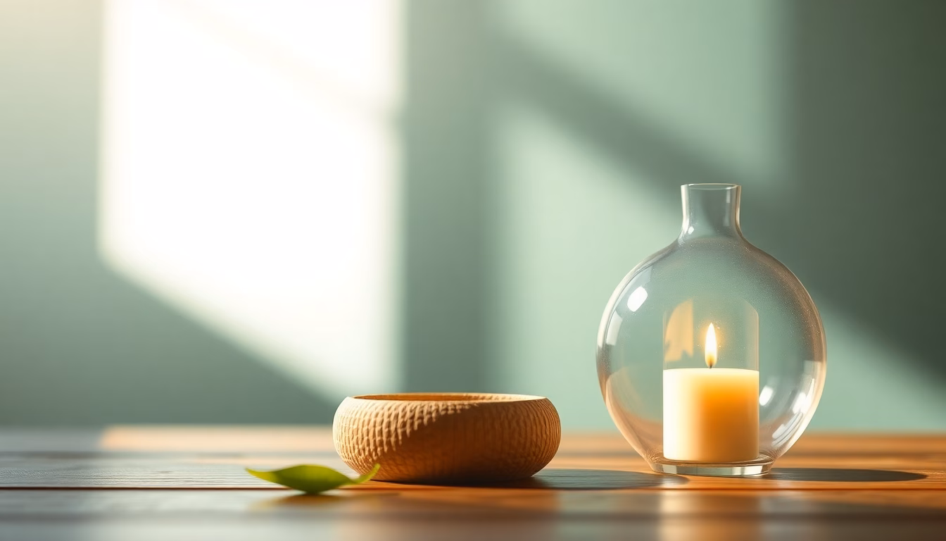 Personne méditant paisiblement au coucher du soleil